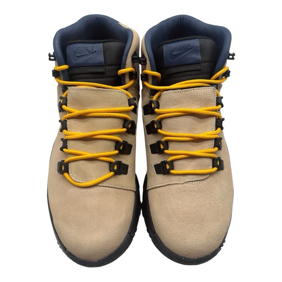 Nike Cygnal Boots Men Sz 11.5 Desert Ore Tan Navy Black Lace Up Ankle FV4332-201